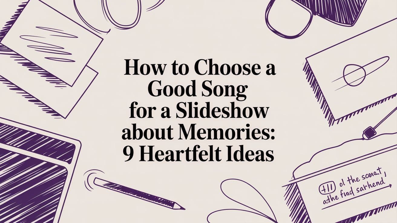 How to Choose a Good Song for a Slideshow About Memories: 9 Heartfelt Ideas