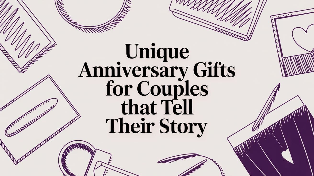 Unique Anniversary Gifts for Couples That Tell Their Story