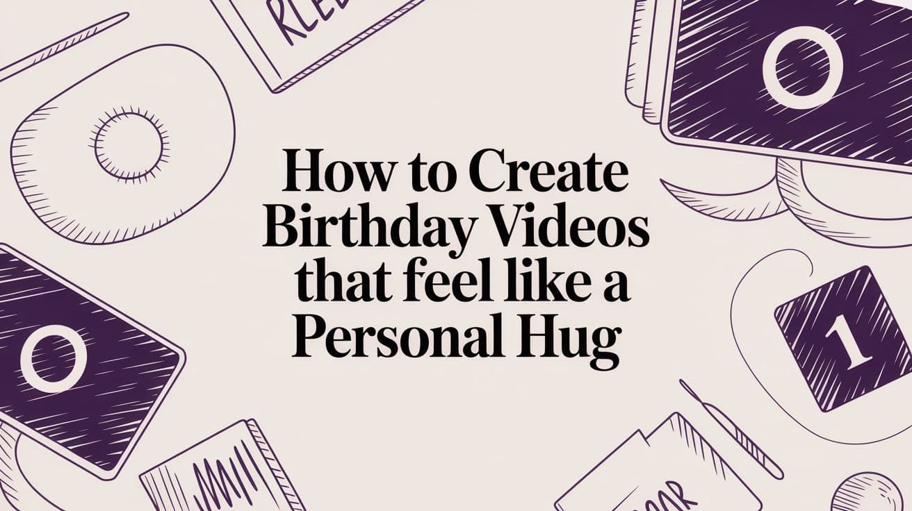 How to Create Birthday Videos That Feel Like a Personal Hug