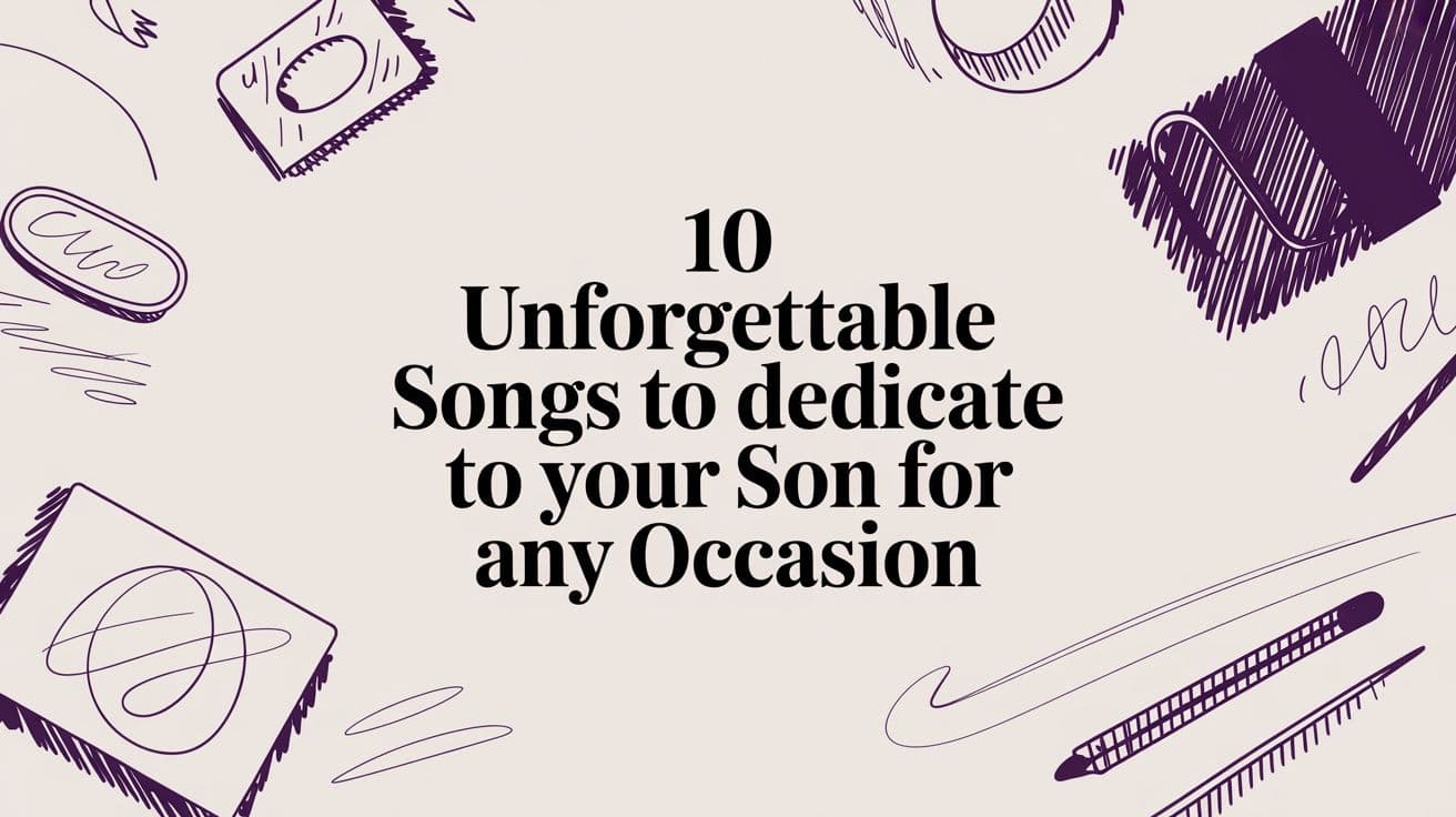 10 Unforgettable Songs to Dedicate to Your Son for Any Occasion