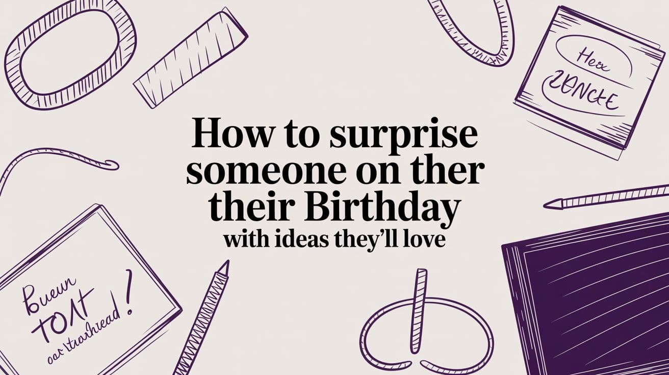 How to Surprise Someone on Their Birthday With Ideas They'll Love
