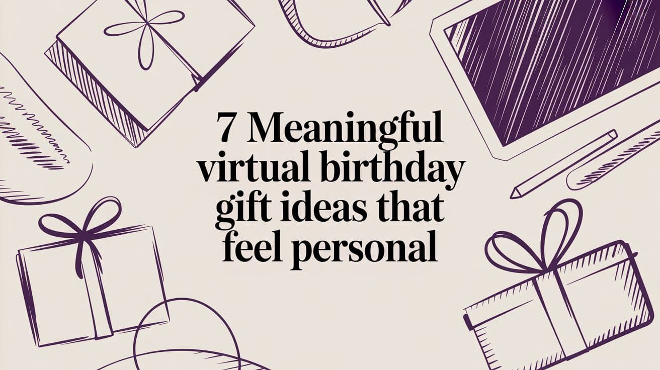7 Meaningful Virtual Birthday Gift Ideas That Feel Personal