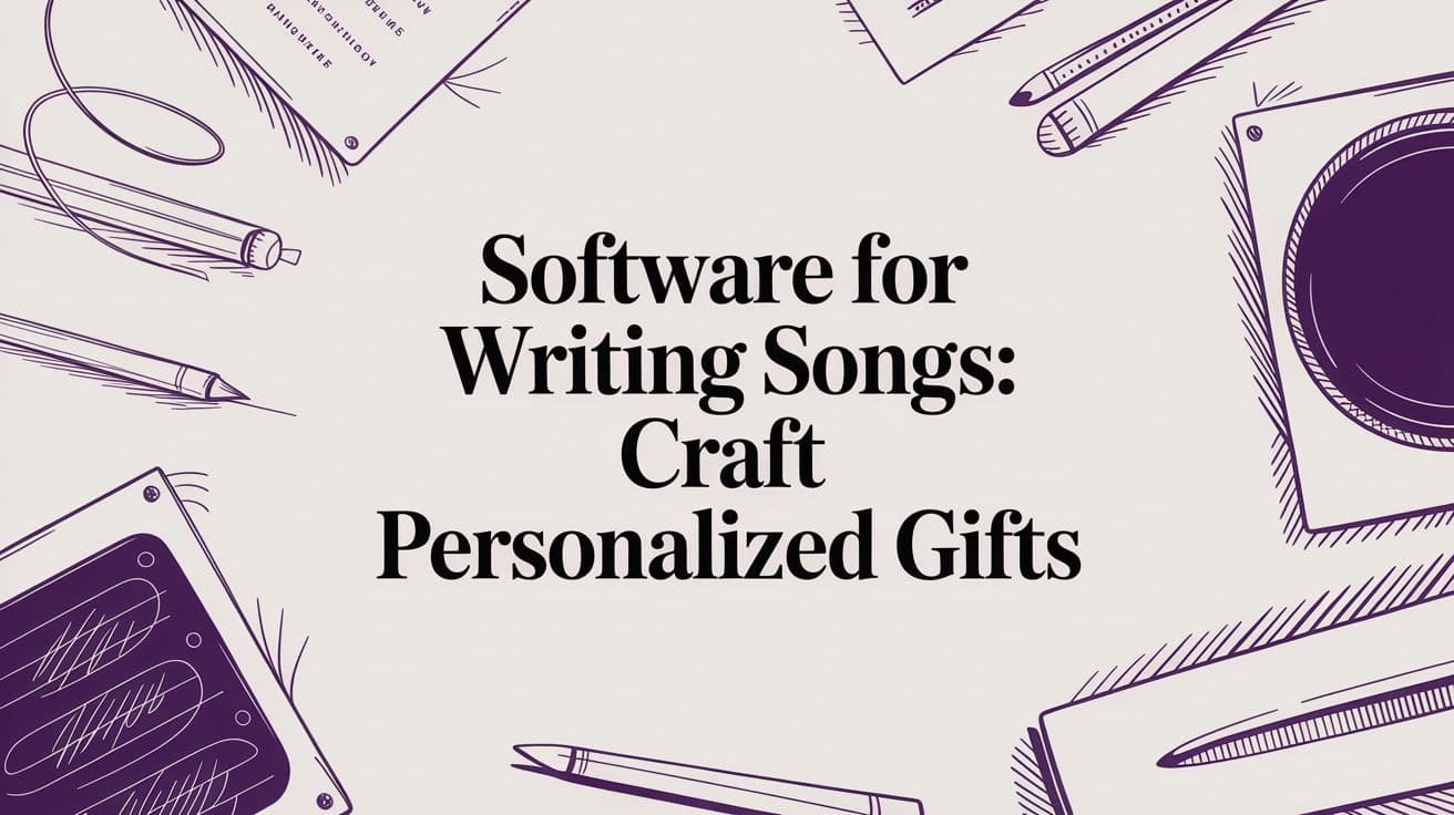 Software for Writing Songs: Craft Personalized Gifts