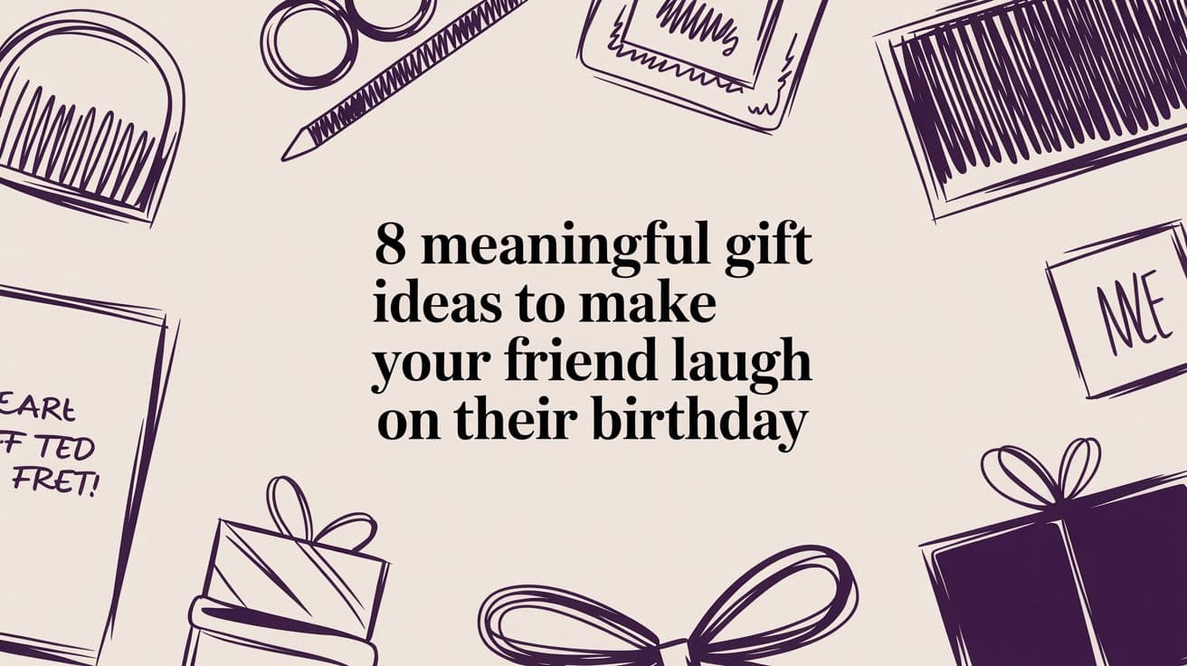8 Meaningful Gift Ideas to Make Your Friend Laugh on Their Birthday