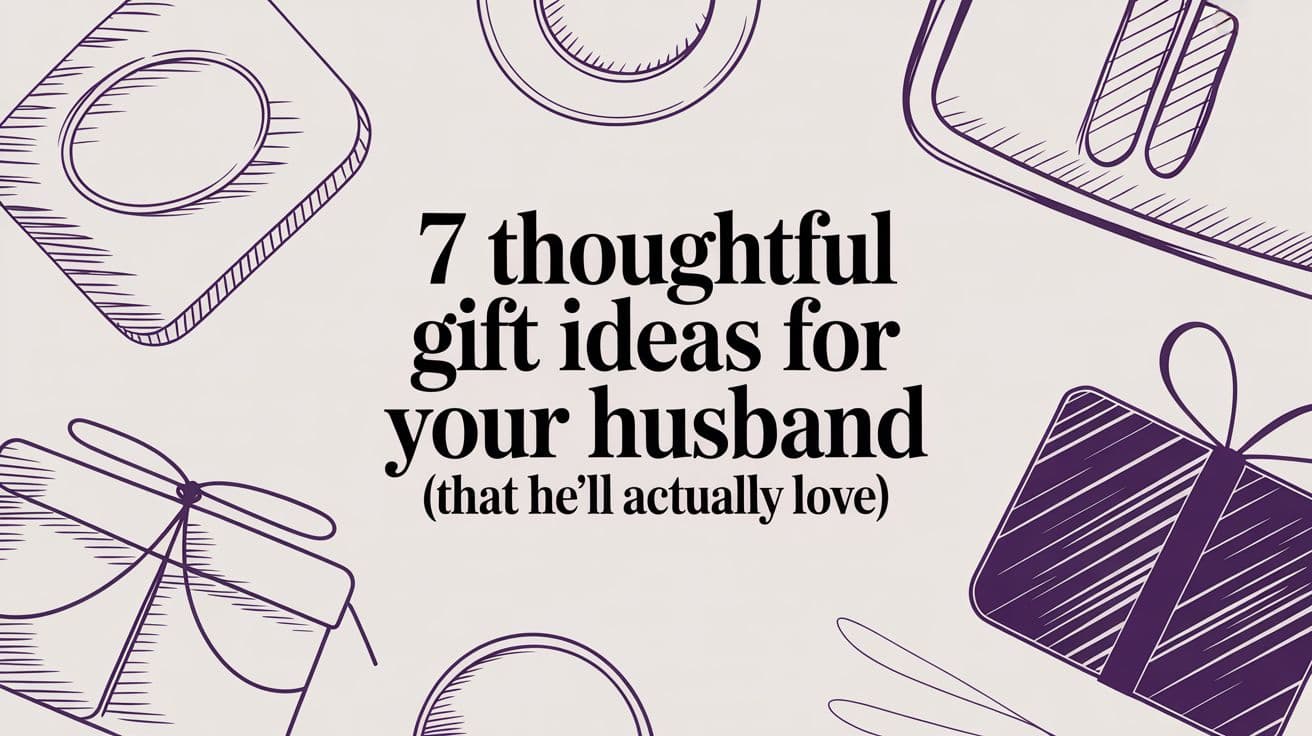 7 Thoughtful Gift Ideas for Your Husband (That He'll Actually Love)