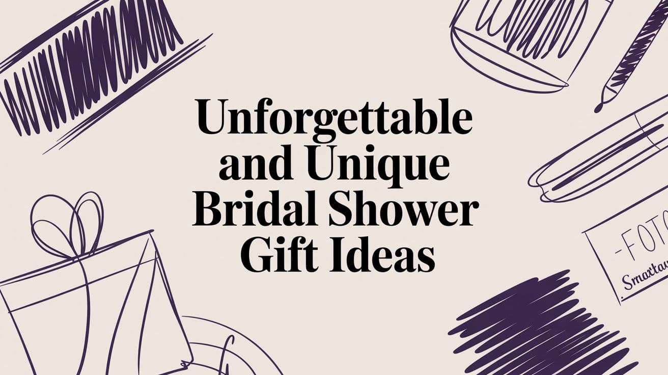 Unique Bridal Shower Gift Ideas She’ll Cherish Forever