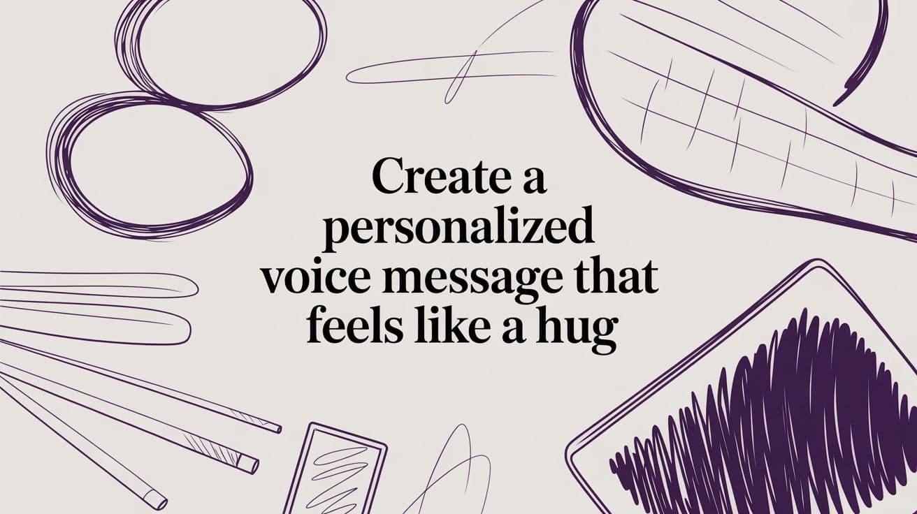A Personalized Voice Message: The Gift That Feels Like a Hug