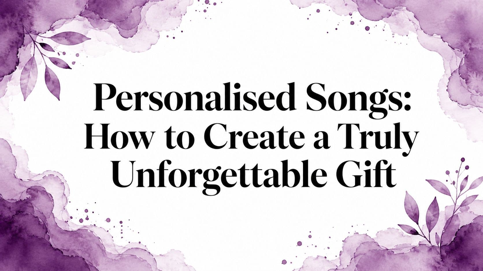 Personalised Songs: How to Create a Truly Unforgettable Gift