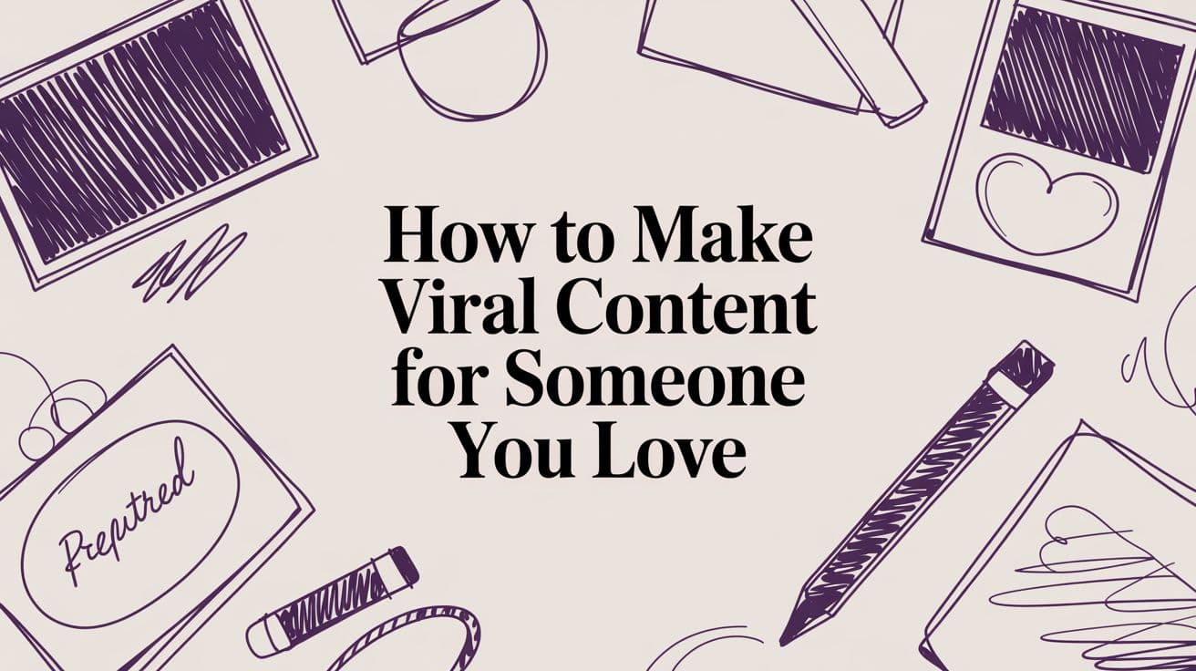 How to Make Viral Content for Someone You Love