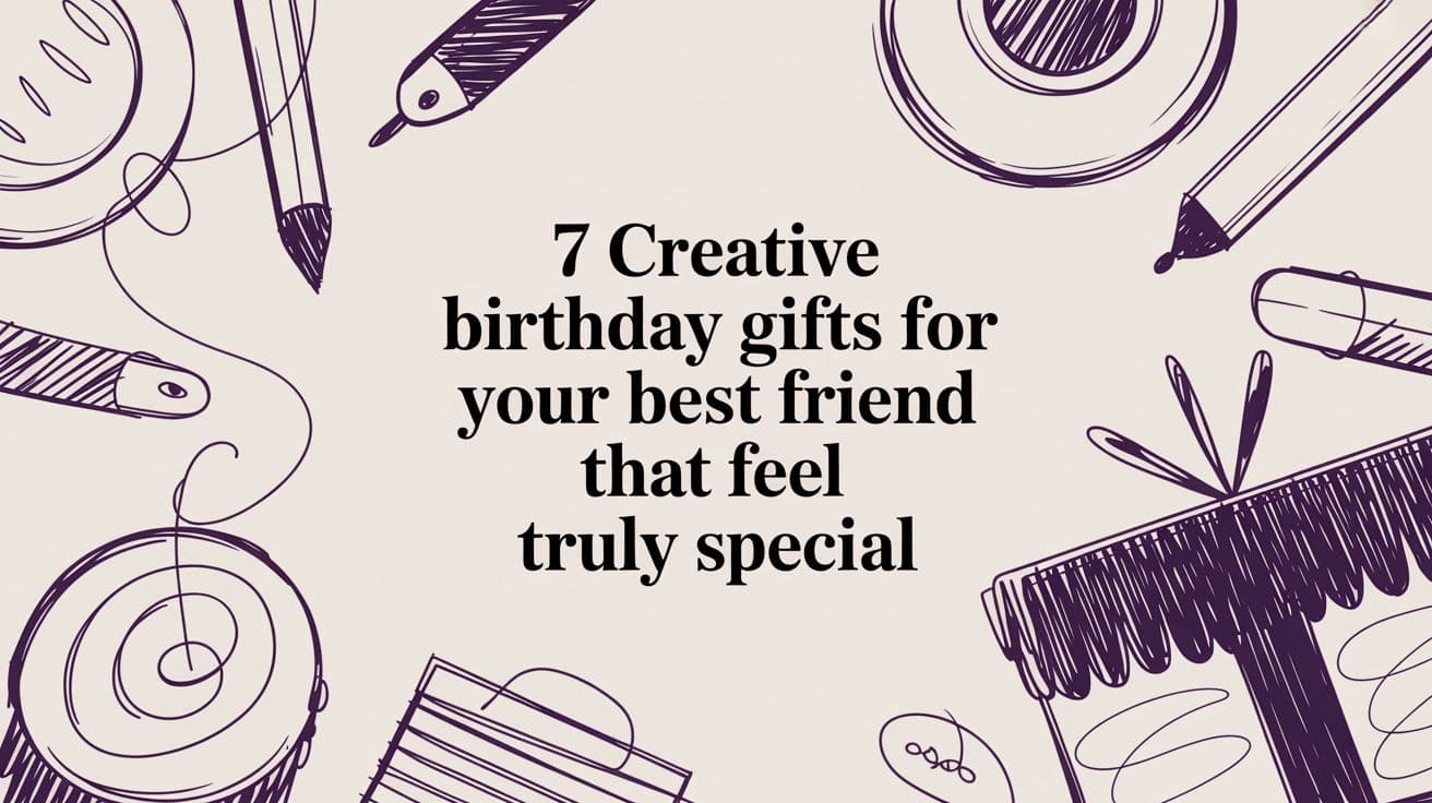 7 Creative Birthday Gifts for Your Best Friend That Feel Truly Special