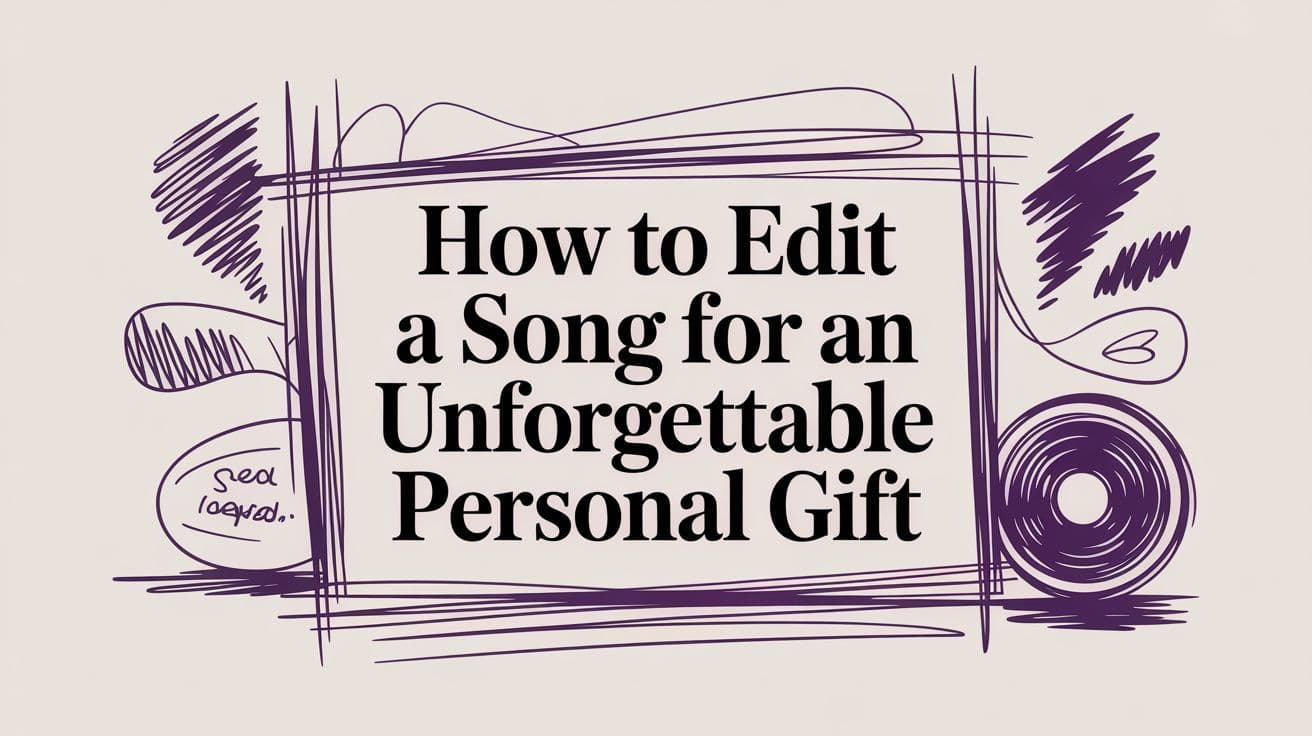 How to Edit a Song for an Unforgettable Personal Gift