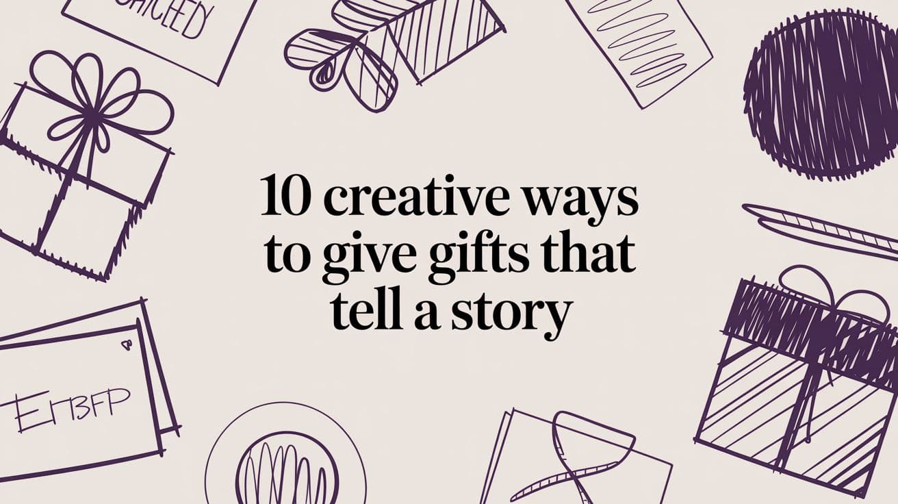 10 Creative Ways to Give Gifts That Tell a Story