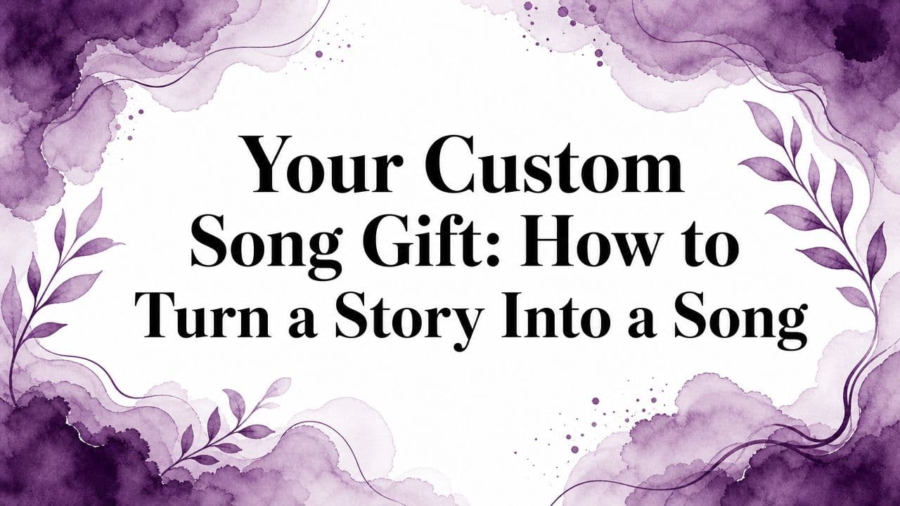 Your Custom Song Gift: How to Turn a Story Into a Song